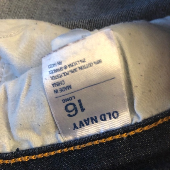 Old Navy Sweetheart Boot Cut Stretchy Jeans - 16L - Picture 3 of 3
